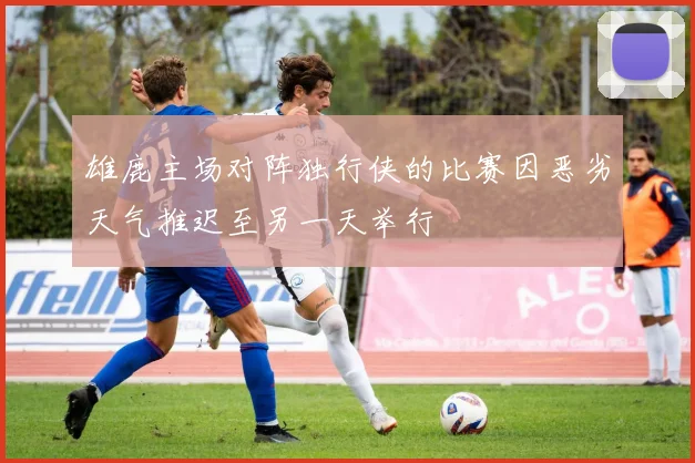雄鹿主场对阵独行侠的比赛因恶劣天气推迟至另一天举行